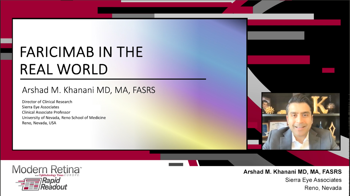 Learnings from Real World Evidence of Faricimab in nAMD and DME: Part 2