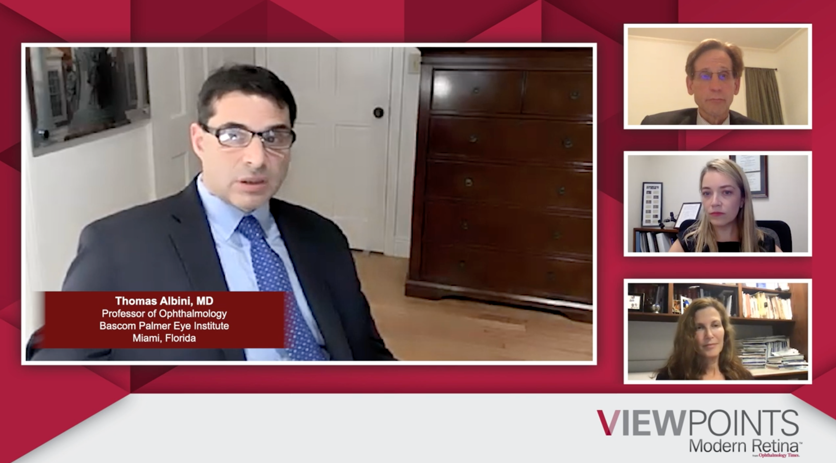 Aleksandra Rachitskaya, MD, and Thomas Albini, MD, discuss the data comparing clinical trials to real-world evidence and the impact on treatment of wet AMD.