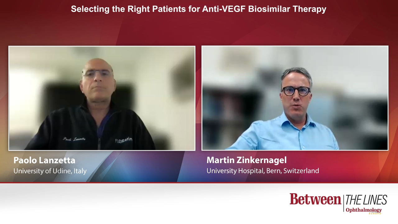 Selecting the Right Patients for Anti-VEGF Biosimilar Therapy