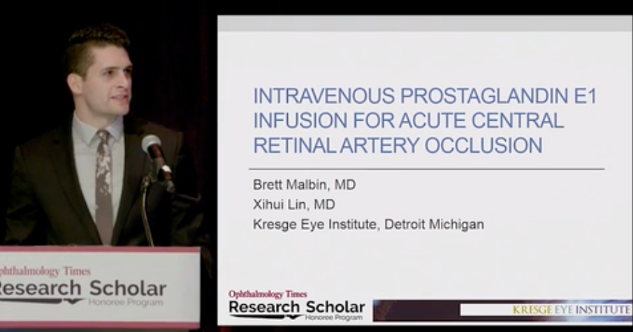 Intravenous prostaglandin E1 infusion for acute central retinal artery occlusion