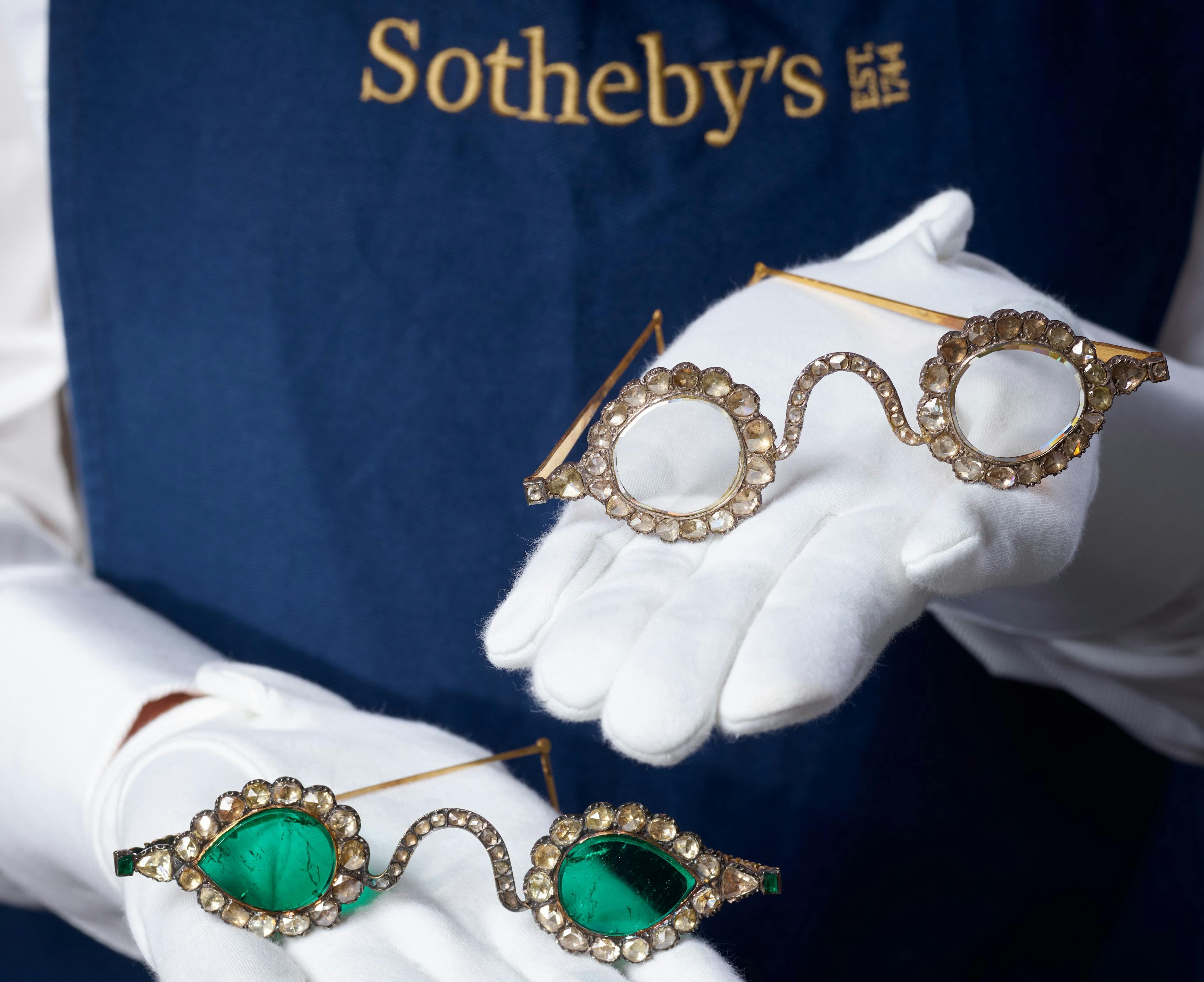 Bid on bejeweled 17th century eyeglasses at Sotheby’s London