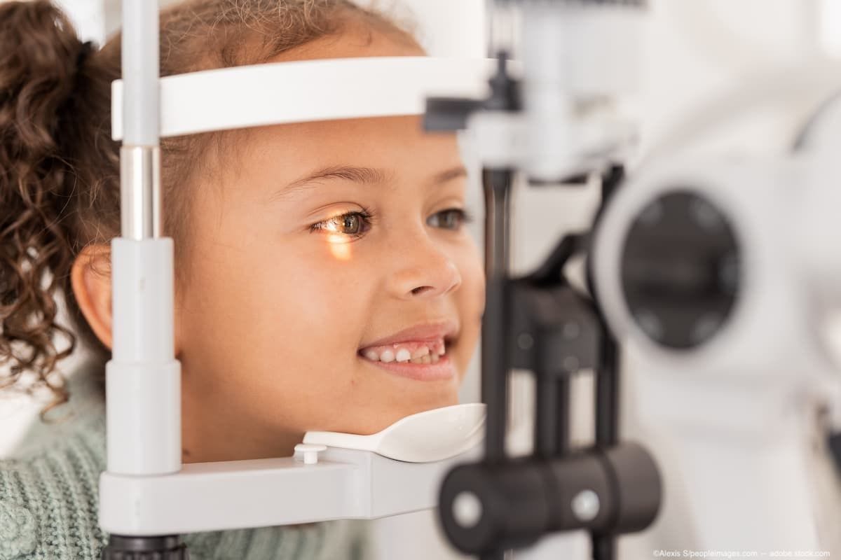 Child having her eyes examined (Image credit: AdobeStock/Alexis S/peopleimages.com)