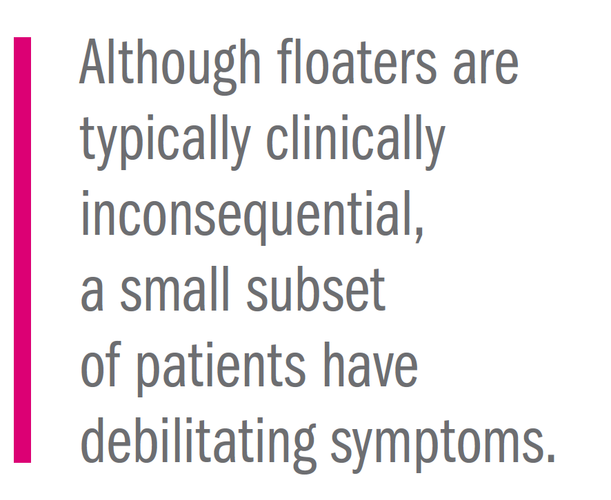 YAG vitreolysis for vitreous floaters